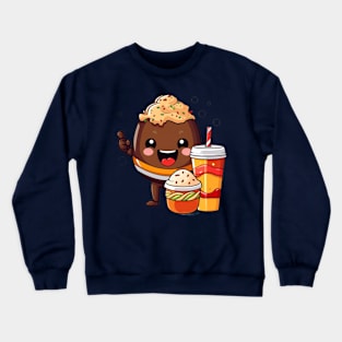 kawaii  junk food T-Shirt cute  funny Crewneck Sweatshirt